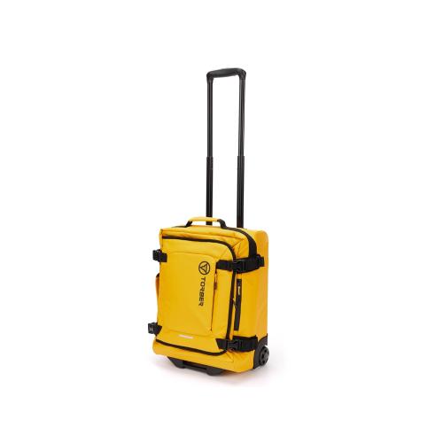 Сумка на колесах TORBER MOBI, желтый, полиэстер 900D с PU покрытием, 47 х 34 х 21,5 см, 32 л