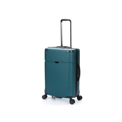 Чемодан TORBER Onego, зелёный, ABS-пластик, 69,5 х 46 х 26 см, 69 л