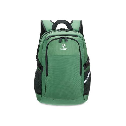 Рюкзак TORBER МЕГАПОЛИС с отделением для ноутбука 16, зеленый, полиэстер, 47 х 34 x 28 см