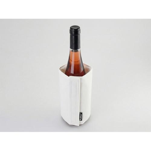 WINE COOLER SATIN WHITE/Охладитель-чехол для бутылки вина или шампанского, белый