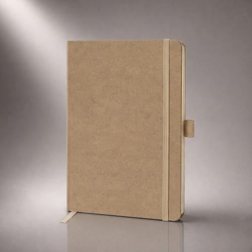Блокнот Sevilia Soft, гибкая обложка из крафта A5, 80 листов, крафтовый/бежевый