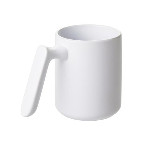 Кружка матовая с прямой ручкой Axio, 360 мл, белый