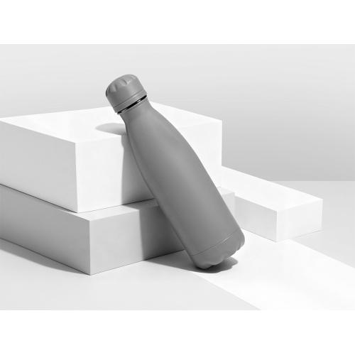 Вакуумная термобутылка Vacuum bottle C1, soft touch, 500 мл, серый
