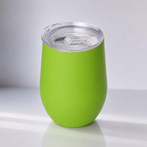 Термокружка Vacuum mug C1, soft touch, 370мл, зеленое яблоко