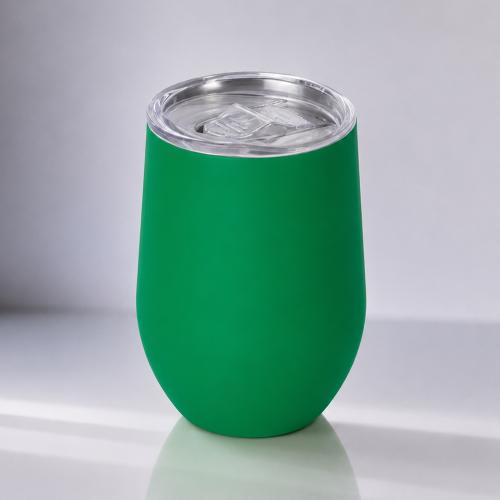 Термокружка Sense Gum, soft-touch, непротекаемая крышка, 370мл, зеленый