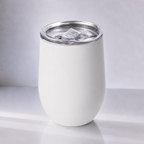 Термокружка Sense Gum, soft-touch, непротекаемая крышка, 370мл, белый