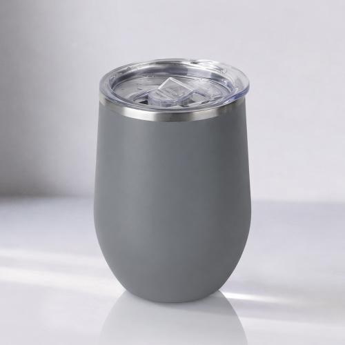 Термокружка Vacuum mug C1, soft touch, 370мл, серый