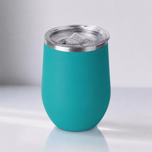 Термокружка Sense Gum, soft-touch, непротекаемая крышка, 370мл, бирюзовый 320C