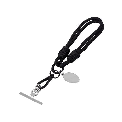 Брелок-браслет Bohemian c металлическим держателем для телефона, черный