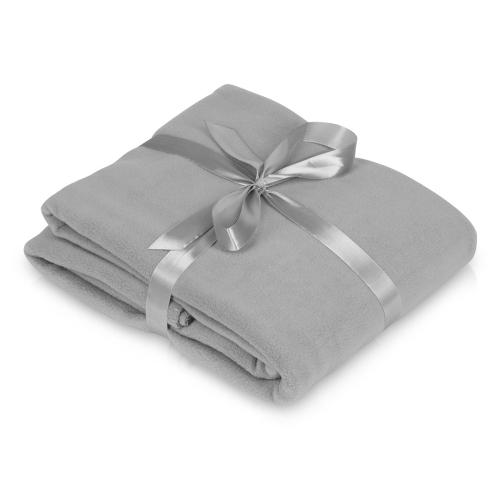 Плед Wave флисовый, серый