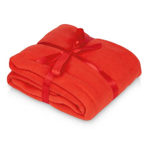 Плед Wave флисовый, зеленый