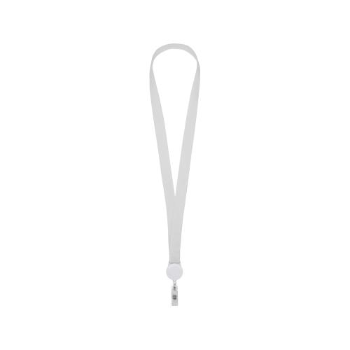 Ланьярд с ретрактором, белый