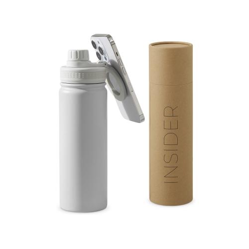Вакуумная термобутылка с magsafe-держателем INSIDER, 600 мл, белый