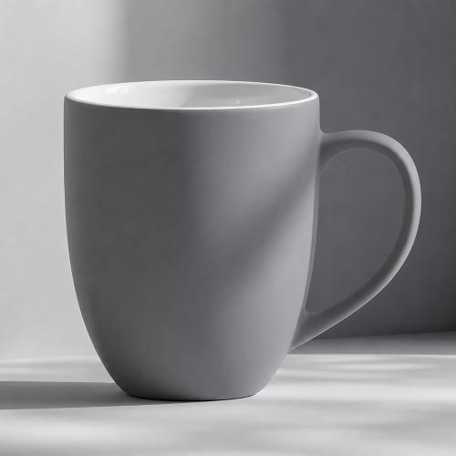Кружка с покрытием soft-touch Tulip Gum, средне-серый NEW Cool gray 7C