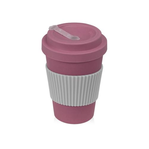 Термокружка Muffin из натуральных волокон, пыльно-розовый