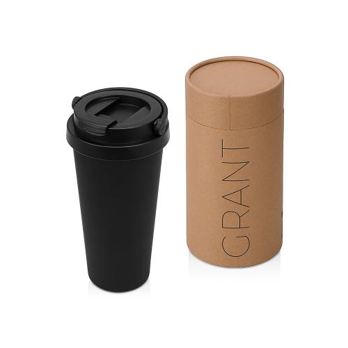 Термокружка Grant, 473мл, тубус, черный