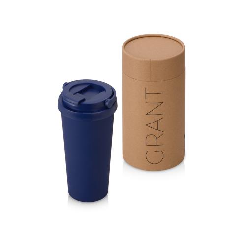 Термокружка Grant, 473мл, тубус, темно-синий