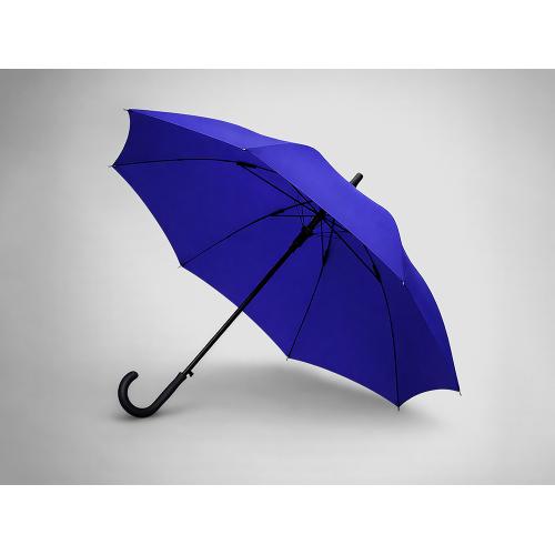 Зонт-трость полуавтомат Wetty с проявляющимся рисунком, синий