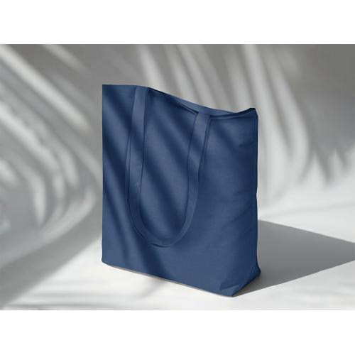 Сумка для шопинга Carryme 140 хлопковая, 140 г/м2, нейви