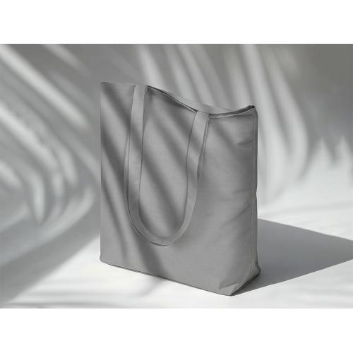 Сумка для шопинга Carryme 140 хлопковая, 140 г/м2, серый