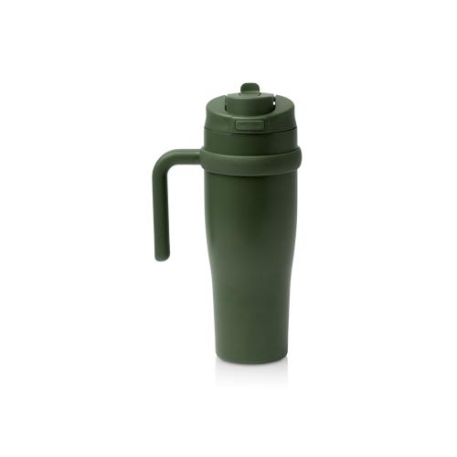 Термокружка KALAM/КАЛАМ с двойными стенками, темно-зеленый