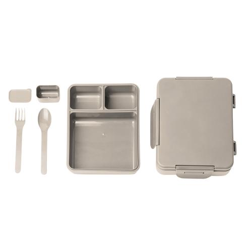 Ланч-бокс COMIX/КОМИКС с тремя отделениями, бежевый