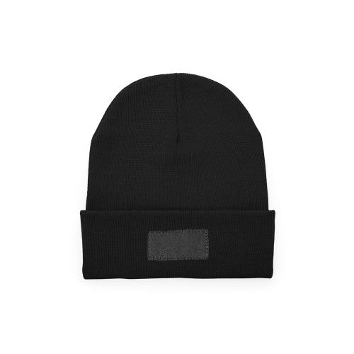 Вязаная шапка BULNES из двухслойного акрила, черный