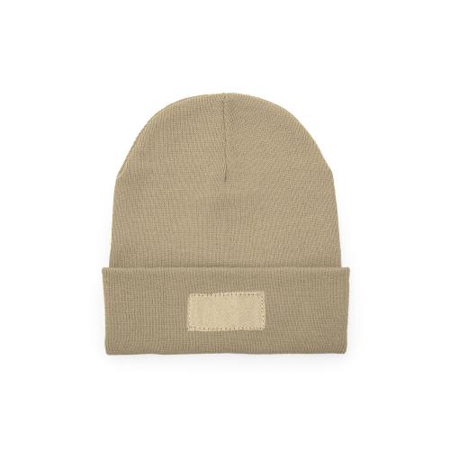 Вязаная шапка BULNES из двухслойного акрила, бежевый