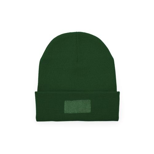 Вязаная шапка BULNES из двухслойного акрила, темно-зеленый
