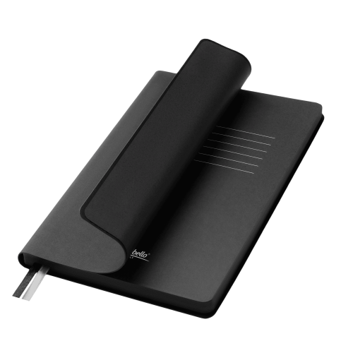 Ежедневник Мун Ривер (Moon River) недатированный, черный (без упаковки, без стикера)