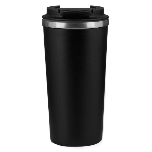 Термокружка вакуумная Palermo, черная