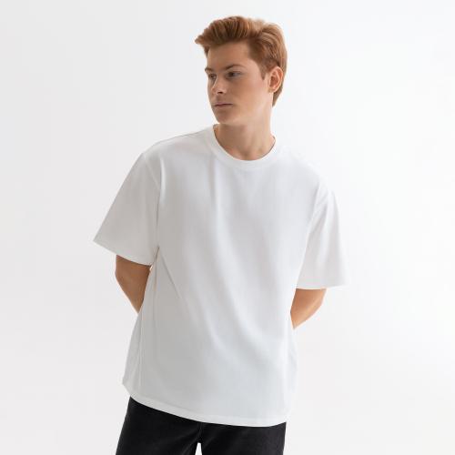 Футболка унисекс RUST, 100% хлопок, 240 гр., белая (теплый тон), размер L