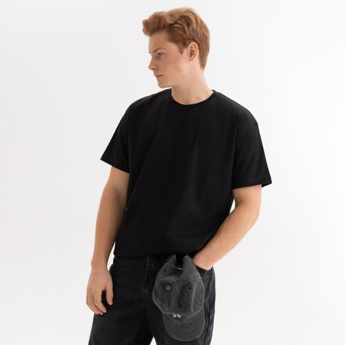 Футболка унисекс Крис (Kris), 150 гр., черная, размер XS