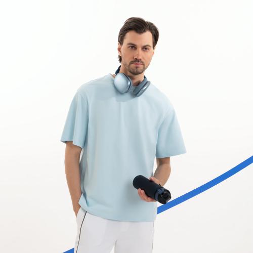 Футболка унисекс RUST NEO, 100% хлопок, 240 гр., голубой, размер 3XL/4XL