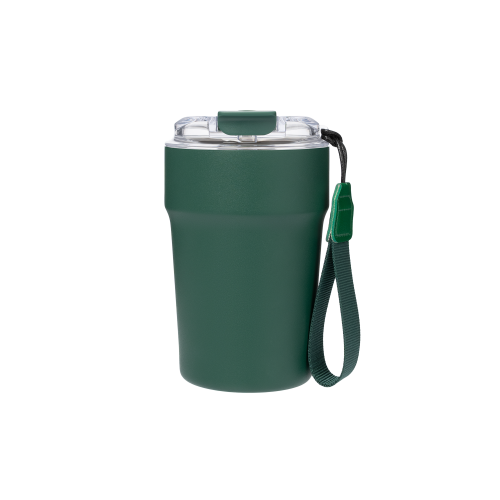 Термокружка вакуумная Monaco, темно-зеленая