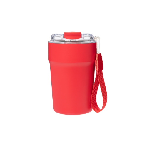 Термокружка вакуумная Monaco, красная