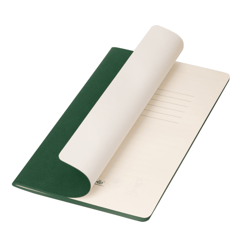 Блокнот Corsa slim, зеленый