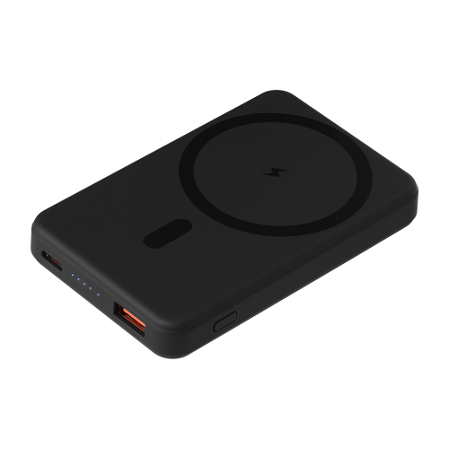 Внешний аккумулятор Largo PD 5000mAh с функцией беспроводной зарядки 15W, черный