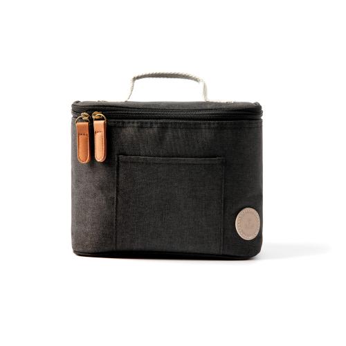 Велосипедная сумка-холодильник VINGA Sortino из rPET - черный;