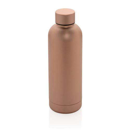 Термобутылка Impact из переработанной нержавеющей стали RCS, 500 мл - коричневый; 