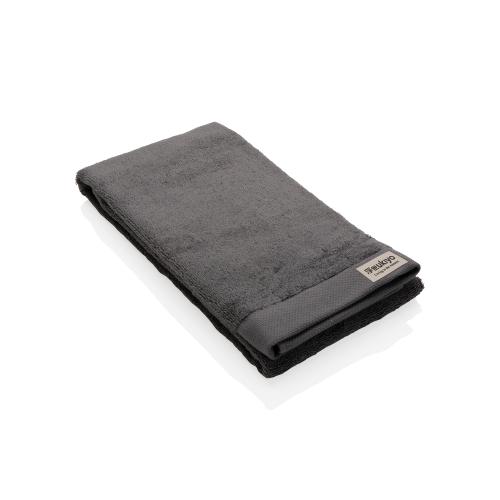 Банное полотенце Ukiyo Sakura из хлопка AWARE™, 500 г/м2, 50x100 см - темно-серый;