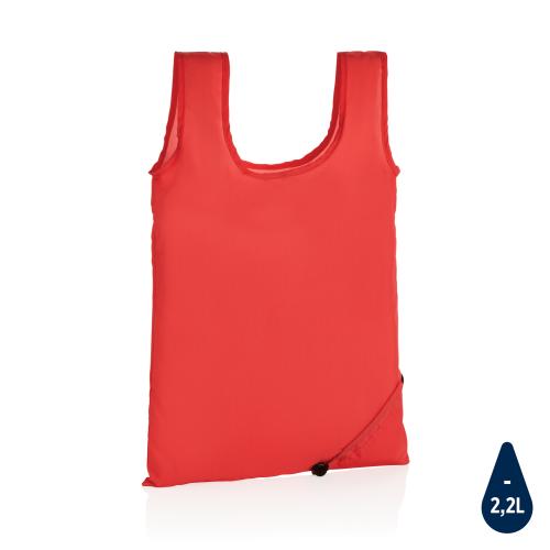 Плотная складная сумка-шоппер Impact из RPET AWARE™ - красный;