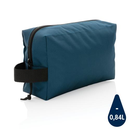 Косметичка Impact Basic из RPET AWARE™ - темно-синий; 