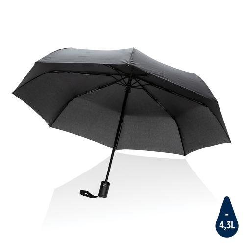 Плотный зонт-автомат Impact из RPET AWARE™, d94 см  - черный;