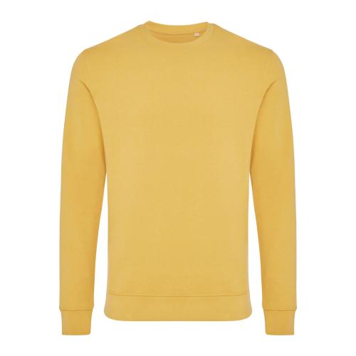 Свитшот Iqoniq Zion из переработанного хлопка, унисекс, 340 г/м² - охристо-желтый; 