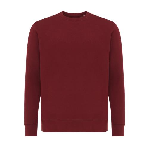 Свитшот Iqoniq Etosha из переработанного хлопка, унисекс, 280 г/м² - бордовый; 