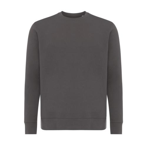 Свитшот Iqoniq Etosha из переработанного хлопка, унисекс, 280 г/м² - темно-серый; 