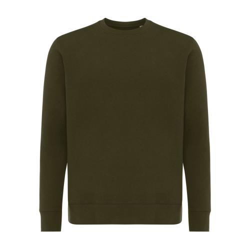 Свитшот Iqoniq Etosha из переработанного хлопка, унисекс, 280 г/м² - хаки; 