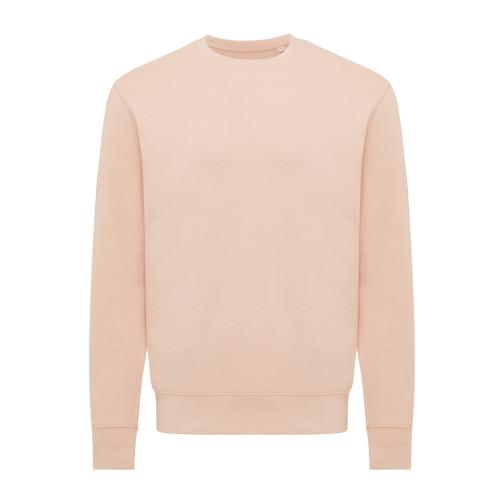 Свитшот Iqoniq Etosha из переработанного хлопка, унисекс, 280 г/м² - персиковый ; 