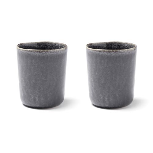 Набор чашек VINGA Nomimono, 350 мл, 2 шт. - черный; 